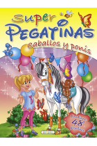 SUPER PEGATINAS 5 CABALLOS Y PONIS