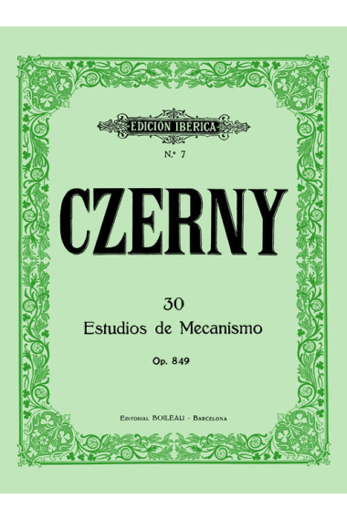 30 Estudios de mecanismo, Op. 849