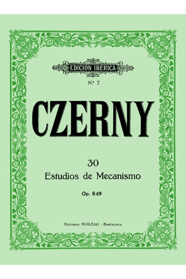 30 Estudios de mecanismo, Op. 849