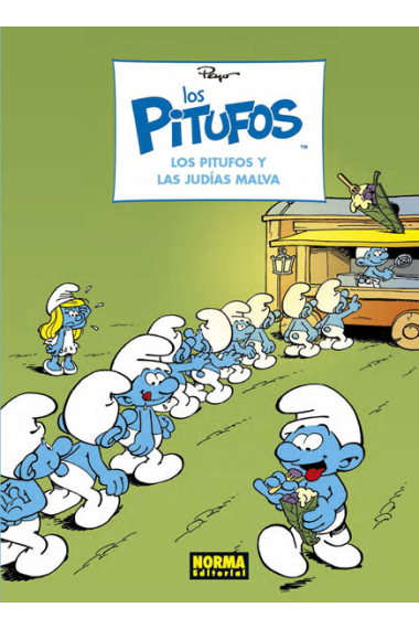 Los pitufos 36. Los pitufos y las judías malva