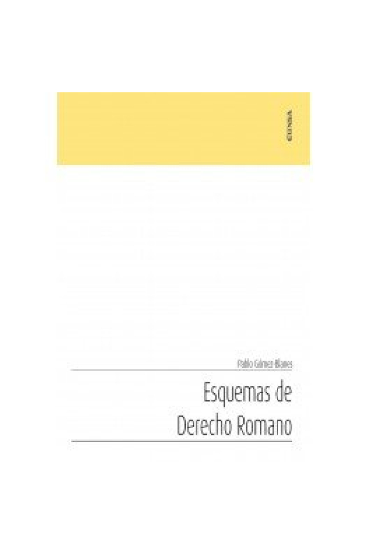 Esquemas de derecho romano