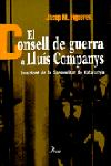 El consell de guerra a LLuís Companys. President de la Generalitat de Catalunya