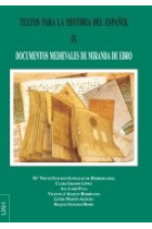 Textos para la Historia del Español IX:Documentos medievales de Miranda de Ebro