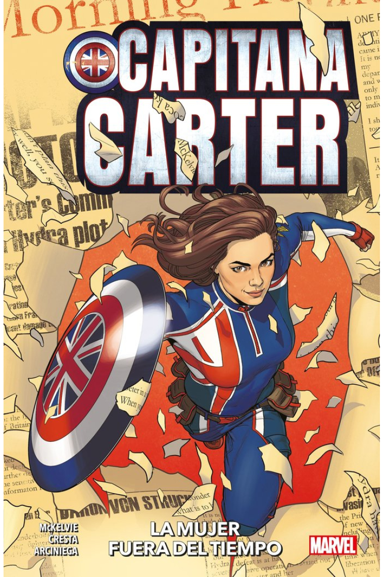 100% Marvel capitana carter