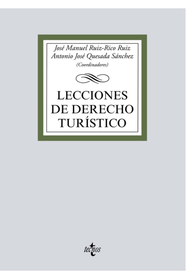 Lecciones de Derecho Turístico