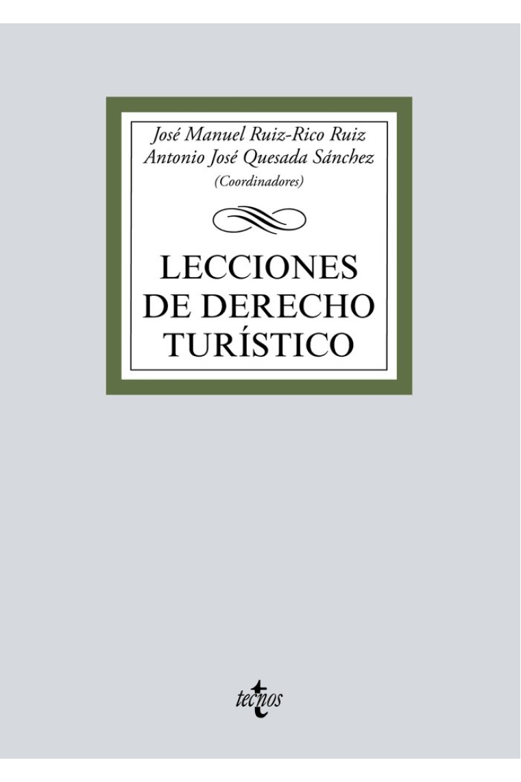 Lecciones de Derecho Turístico