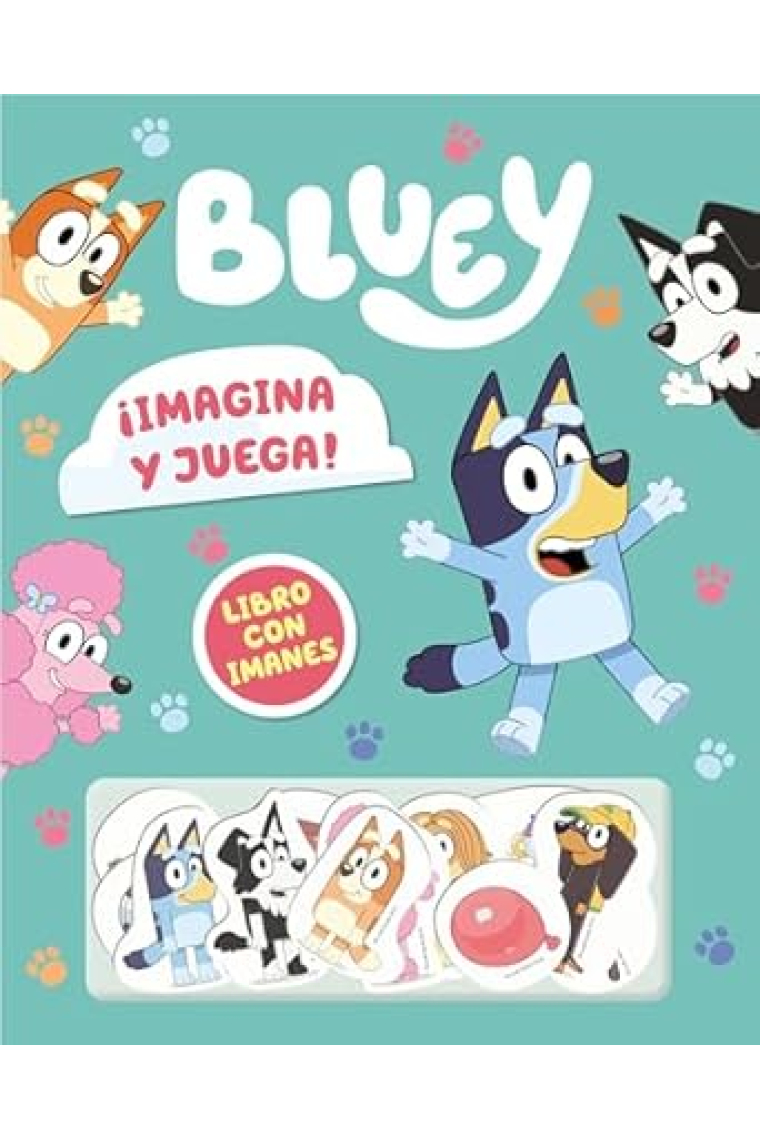 Bluey libro juguete imagina y juega libro con imagenes