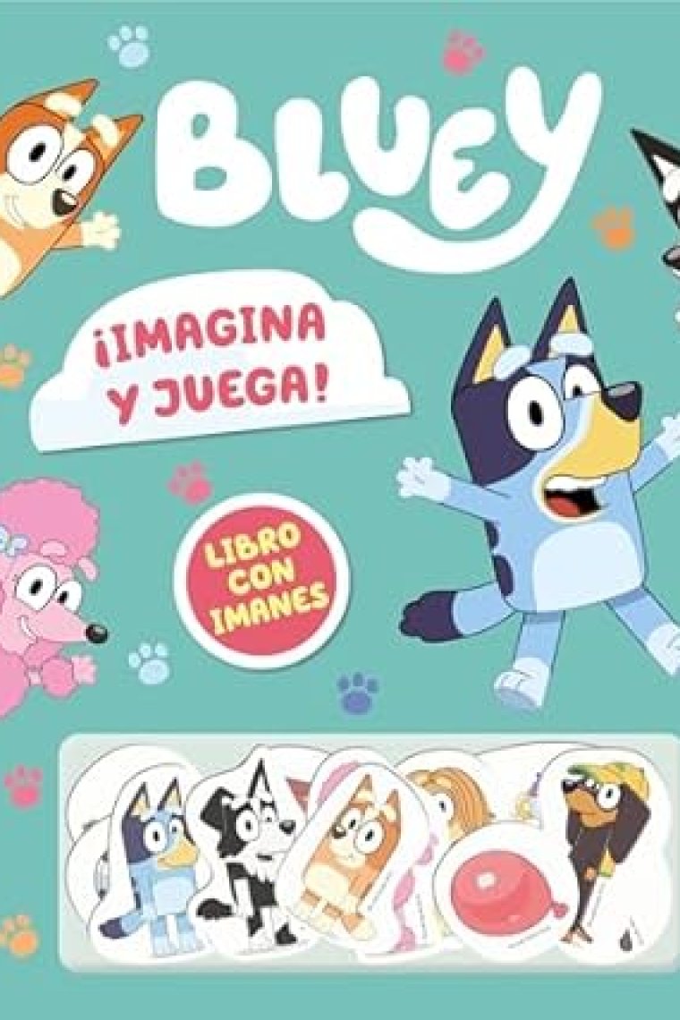 Bluey libro juguete imagina y juega libro con imagenes