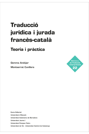 Traducció jurídica i jurada francès-català. Teoria i pràctica