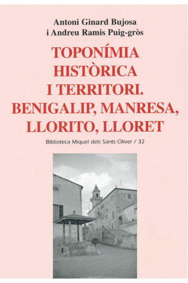 Toponímia històrica i territori