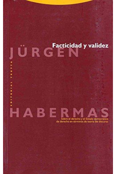 Facticidad y validez: sobre el derecho y el estado democrático de derecho