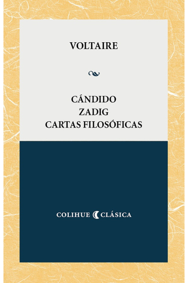 Cándido · Zadig · Cartas filosóficas