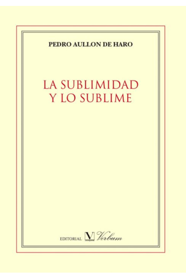 La sublimidad y lo sublime