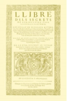 Llibre dels secrets de l' agricultura . Casa rústica i pastoril