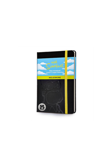 Moleskine* Cuaderno Liso Pocket THE SIMPSONS (cartoné-negro)