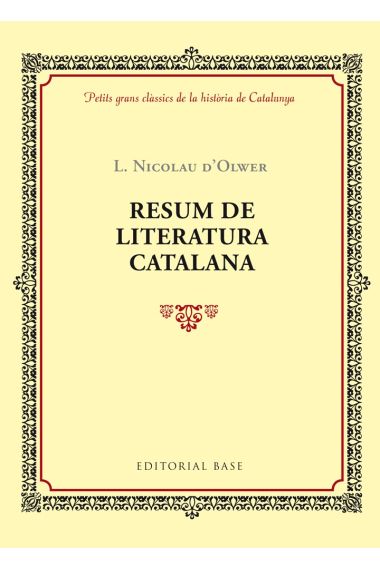 Resum de literatura catalana