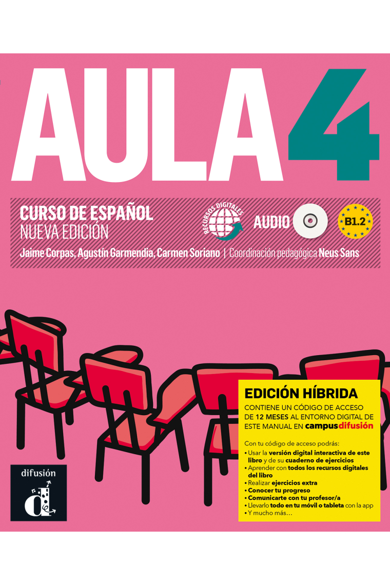 Aula 4 B1.2 Nueva Edición. Ed.Híbrida Libro del alumno