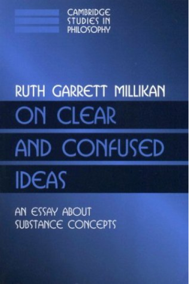 On clear and confused ideas: an essay on substance concepts