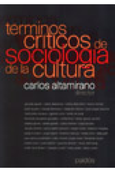 Términos críticos de la cultura