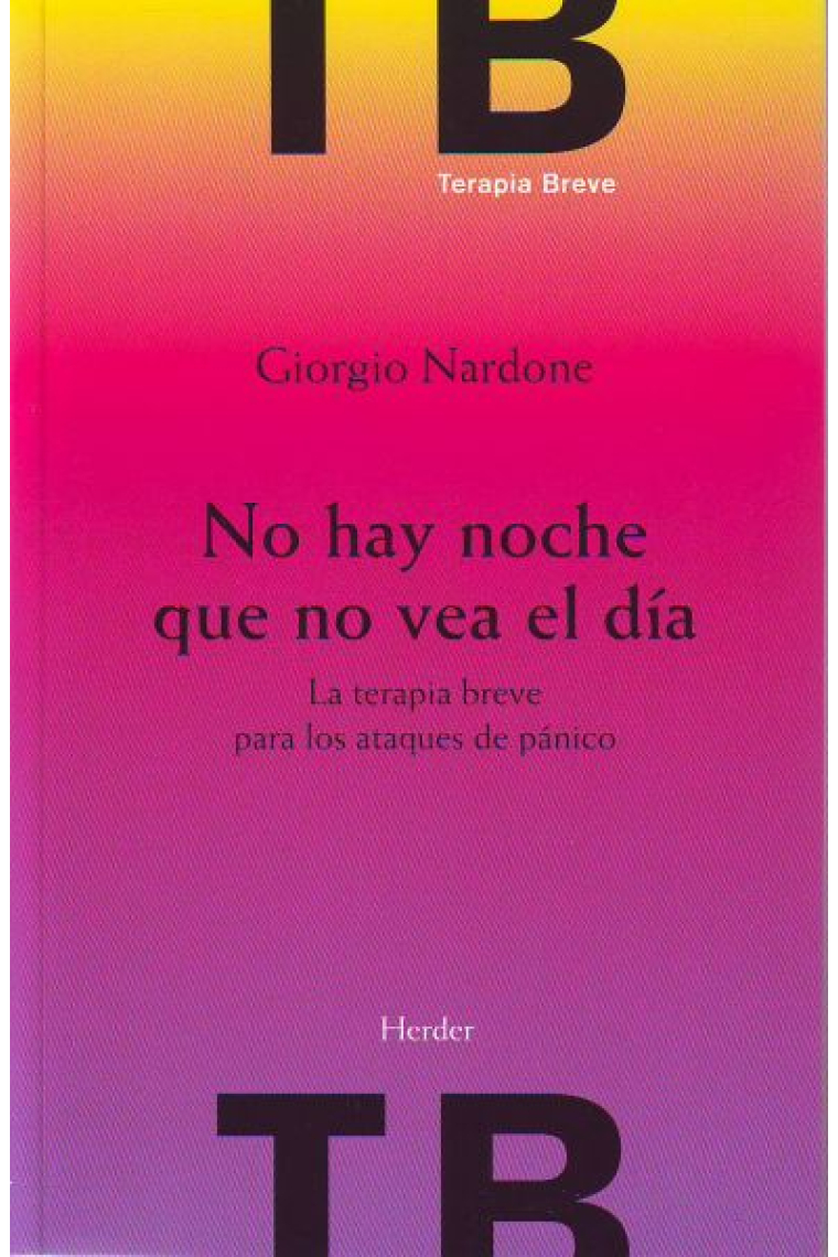 No hay noche que no vea el día. La terapia breve para los ataques de pánico