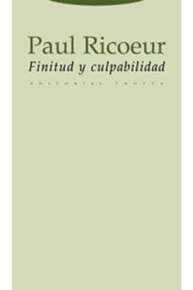 Finitud y culpabilidad