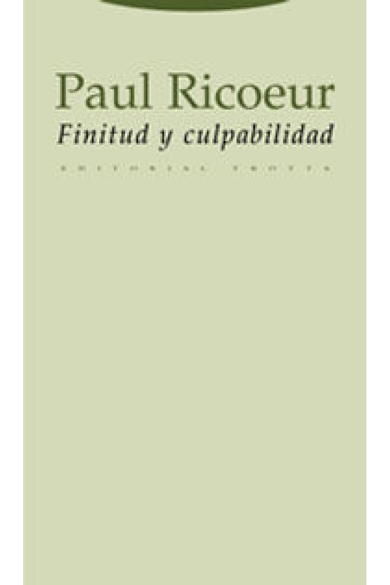 Finitud y culpabilidad