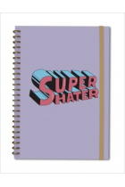 Libreta A5 Tapa Dura Moderna de Pueblo Super Hater