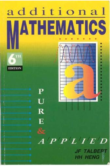 ADD MATHS PURE APPLIED 6E