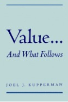 Value...and what follows