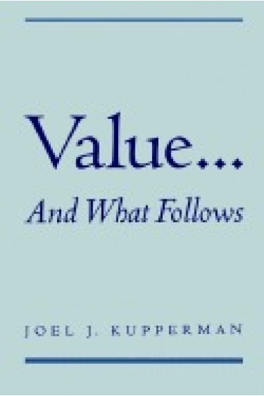 Value...and what follows