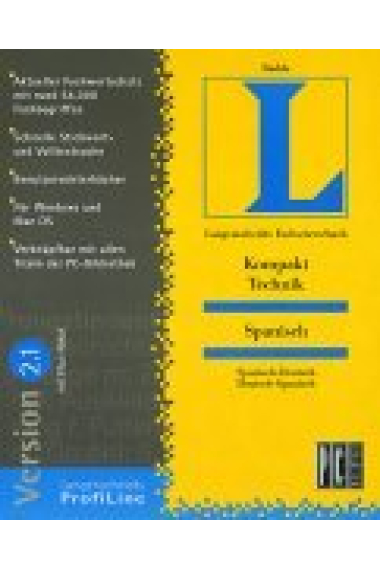 Langenscheidts Fachwörterbuch. Kompakt Technik Spanisch. CD-ROM