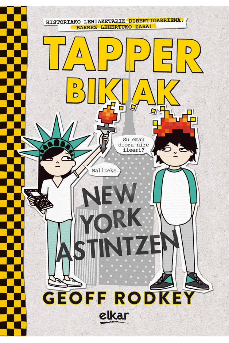 Tapper bikiak New York astintzen