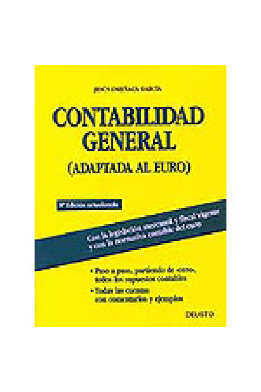 Contabilidad general. (Adaptada al Euro).