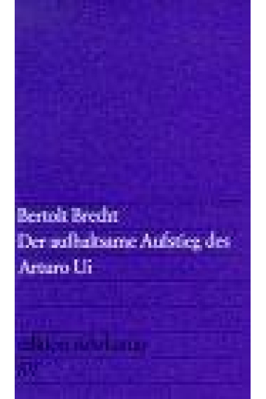 Der aufhaltsame Aufstieg des Arturo Ui