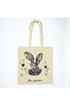 Alice White Rabbit Tote Bag