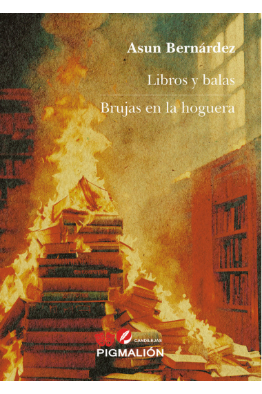 LIBROS Y BALAS BRUJAS EN LA HOGUERA