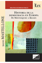 Historia de la democracia en Europa: de Montesquieu a Kelsen