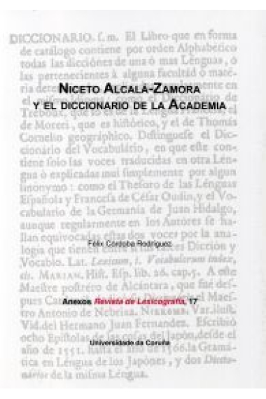 Niceto Alcalá-Zamora y el Diccionario de la Academia