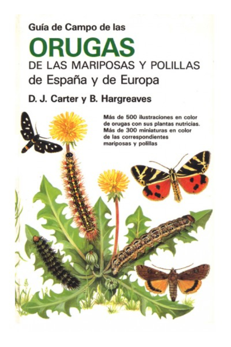 Guía de campo de las orugas de las mariposas y polillas de España y Europa.