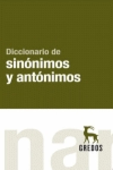 Diccionario de sinónimos y antónimos