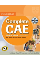 Complete CAE Student's Book without answers + CD-Rom