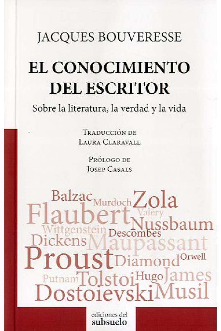 El conocimiento del escritor: sobre la literatura, la verdad y la vida