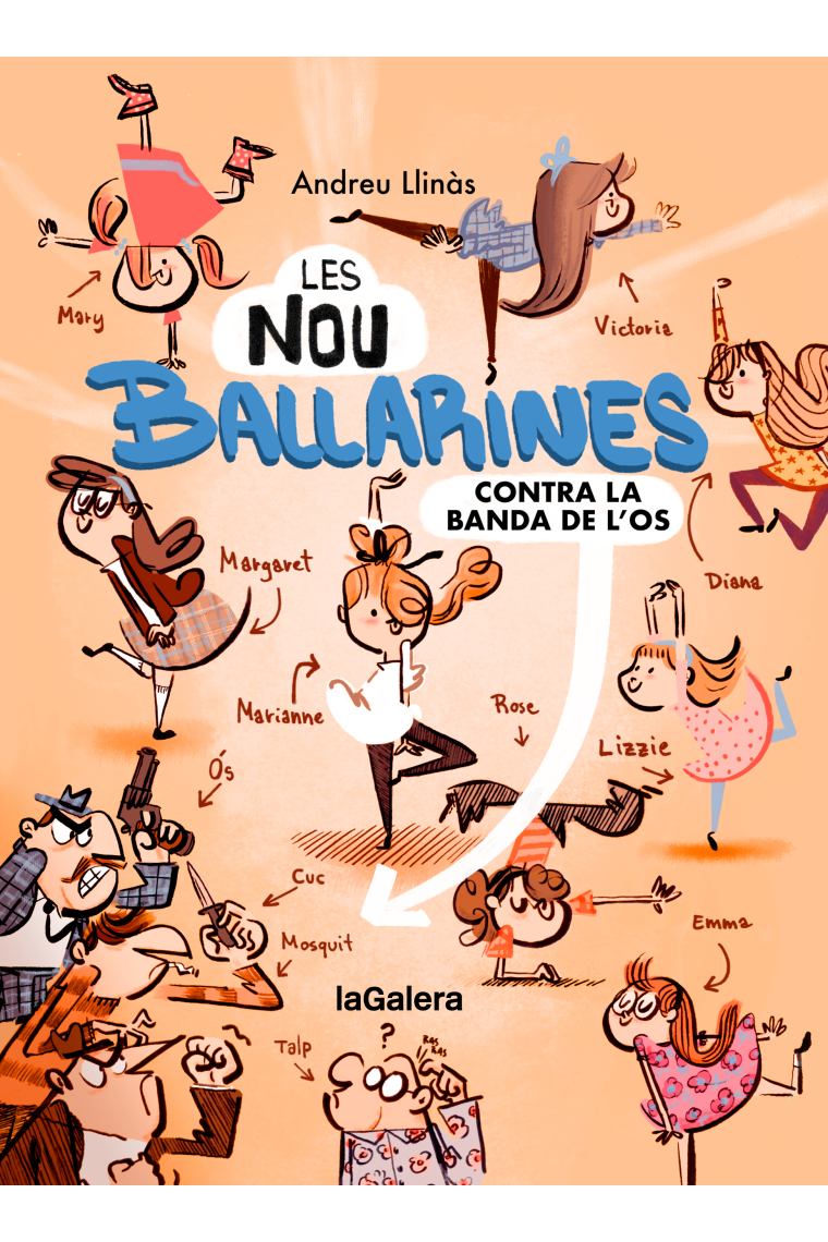 Les nou ballarines 1. Contra la banda de l'os