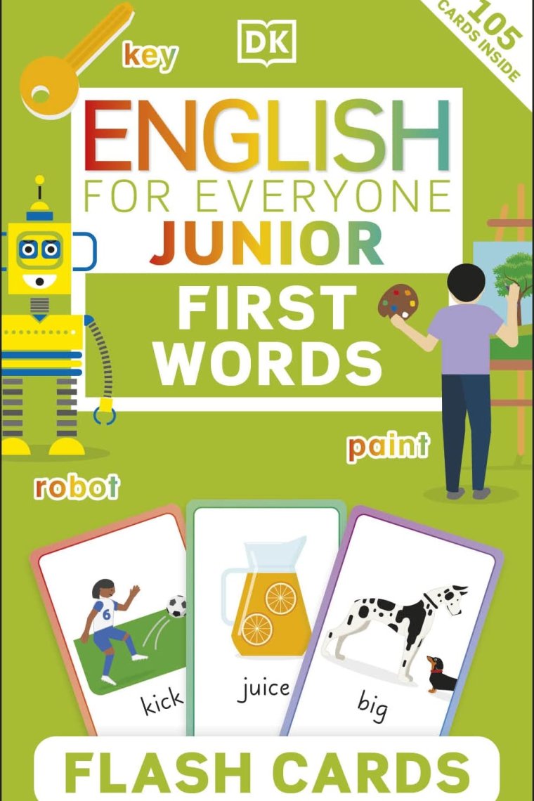 English for Everyone Junior First Words Flash Cards