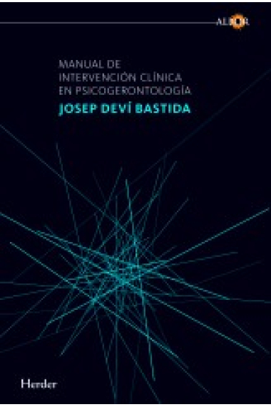 Manual de intervención clinica en psicogerontologia