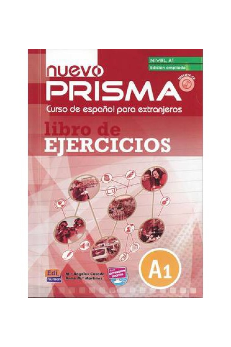 Nuevo Prisma A1 Libro de ejercicios + CD (Edición ampliada)