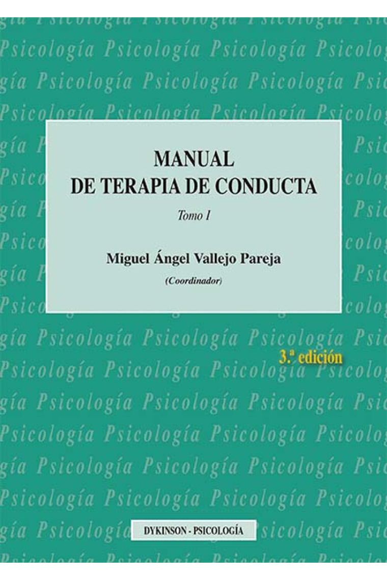 Manual de terapia de conducta. Vol. 1 (2016) (Impresión bajo demanda)