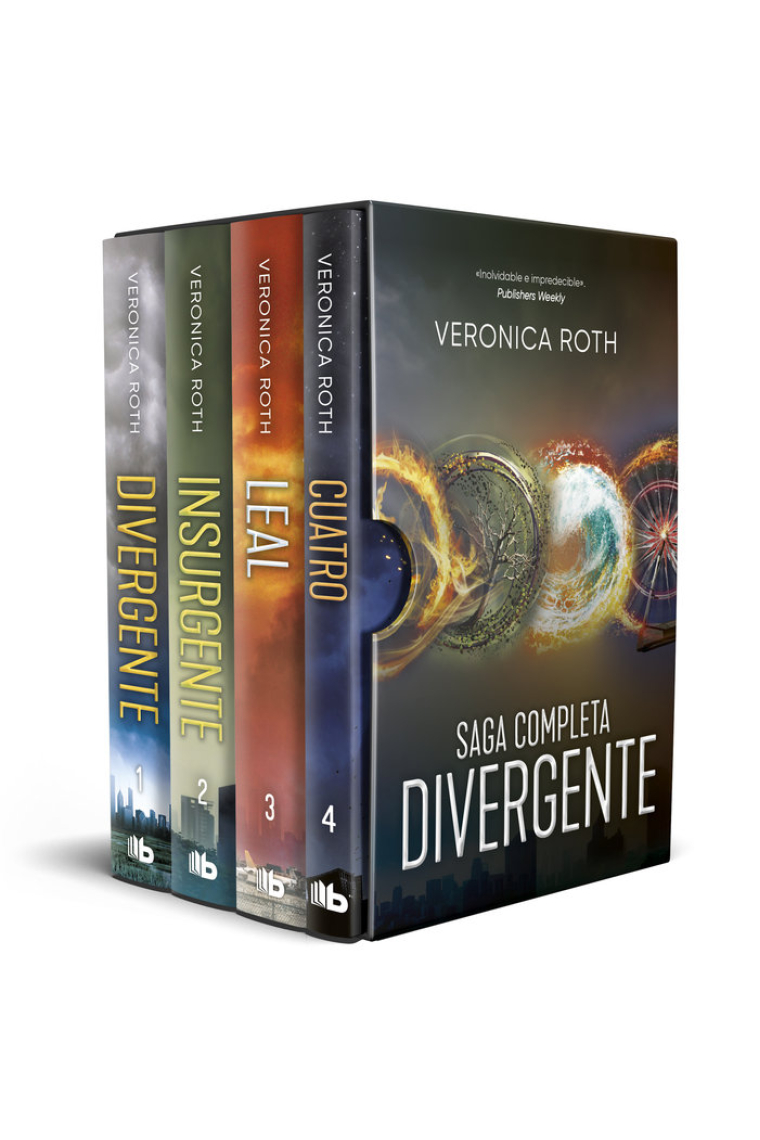 DIVERGENTE ESTUCHE DIVERGENTE INSURGENTE LEAL CUATRO