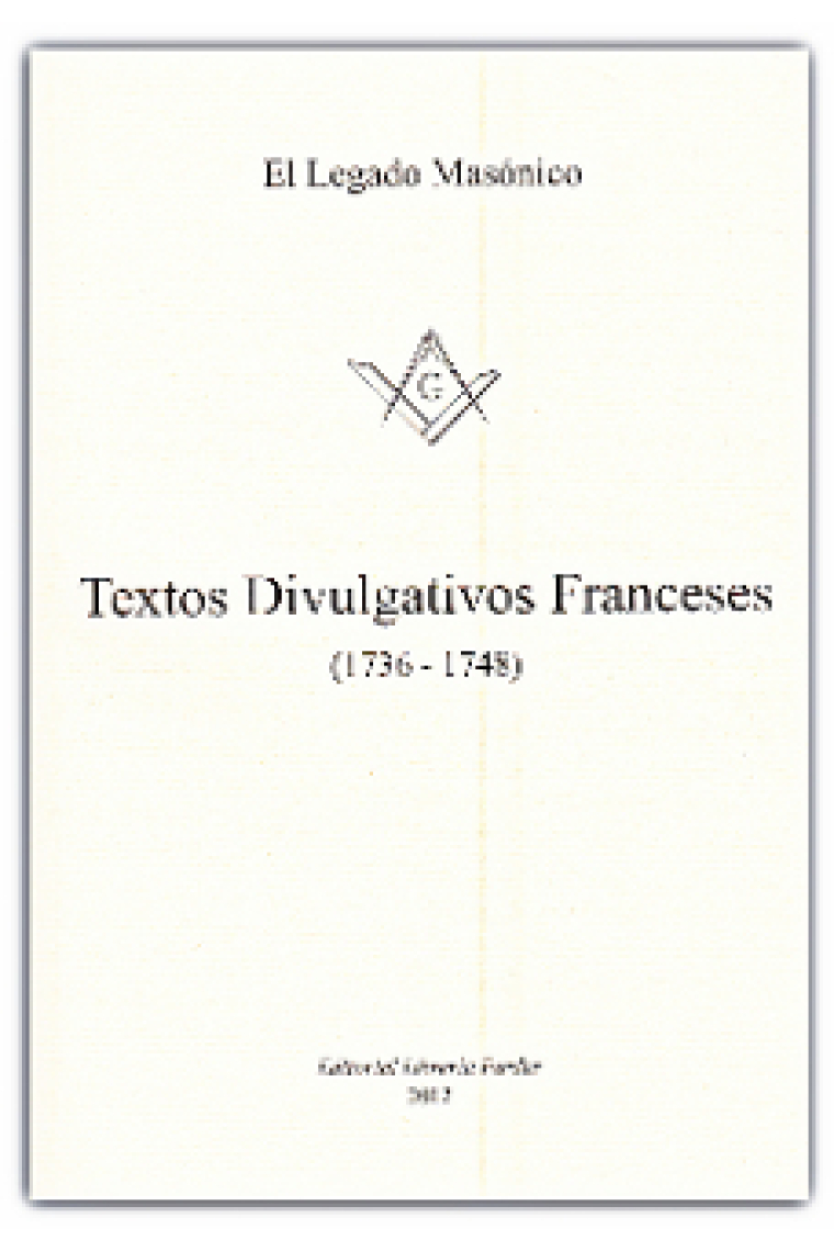 Textos Divulgativos Franceses (1736-1748)