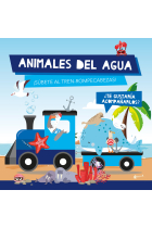 ANIMALES DE AGUA (TREN ROMPECABEZAS)